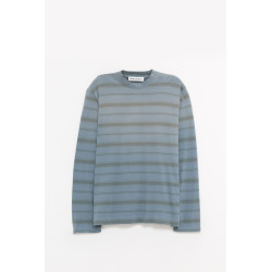 OUR LEGACY SPRAY FADE GHOST STRIPE BOX LONGSLEEVE T SHIRT